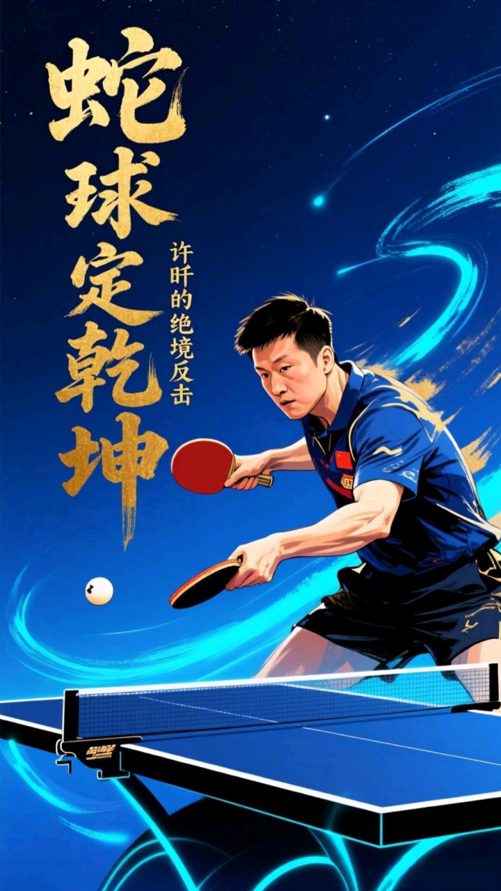 英国乒乓球队完胜波兰乒乓球队，许昕绝境逆转