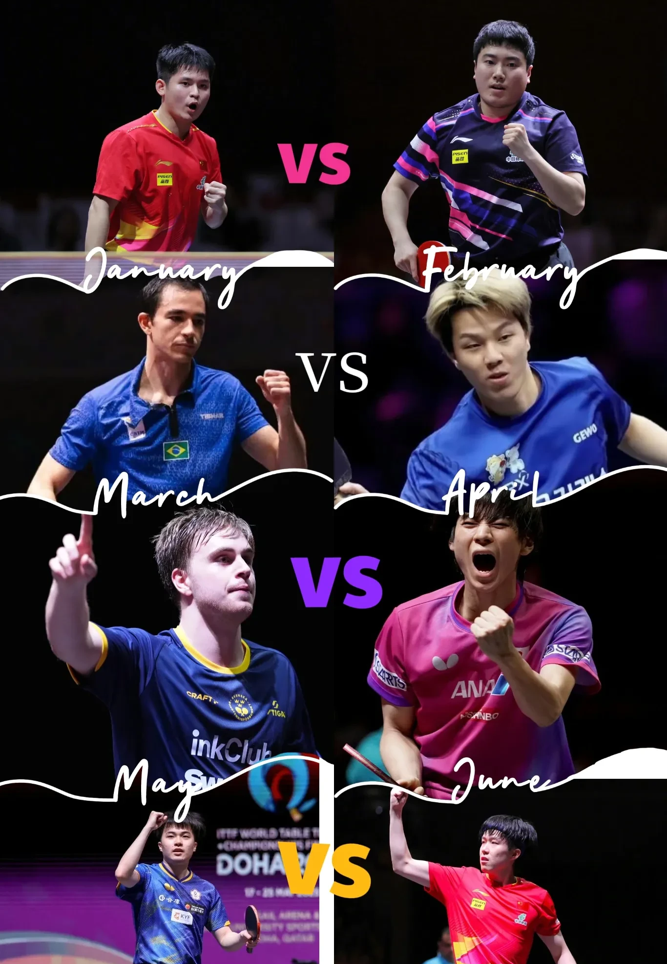 瑞典乒乓球队轻取英国乒乓球队，水谷隼绝境逆转