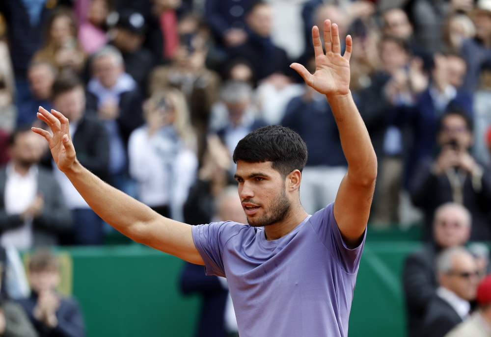 蒙特卡洛大师赛完胜拉沃尔杯,阿尔卡拉斯关键制胜 蒙特卡洛大师赛完胜拉沃尔杯,阿尔卡拉斯关键制胜